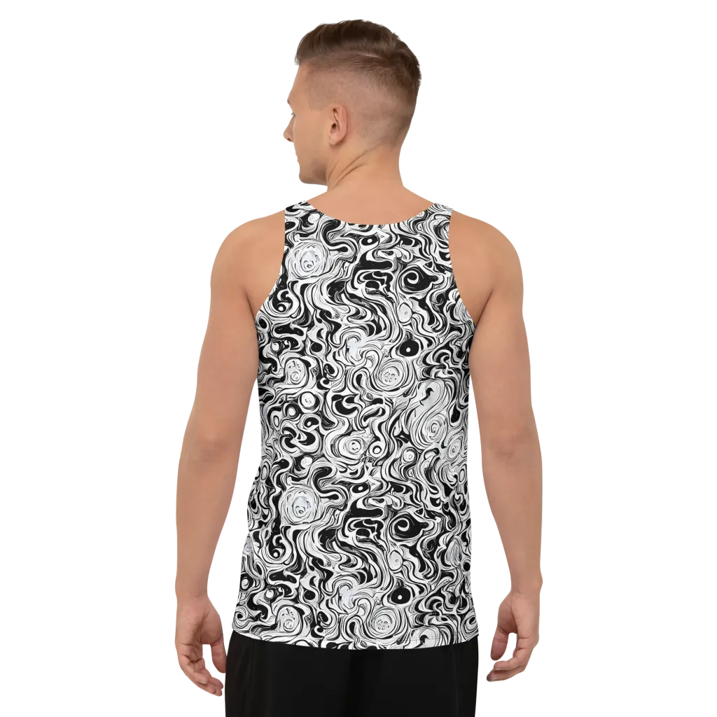 Whorl Theory on Men's Tank Top — Back