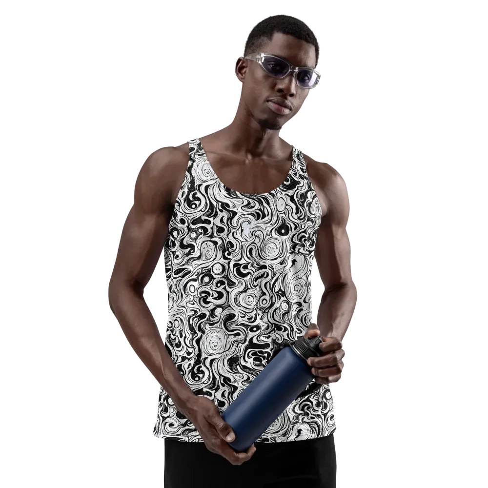 Whorl Theory on Men's Tank Top — Front
