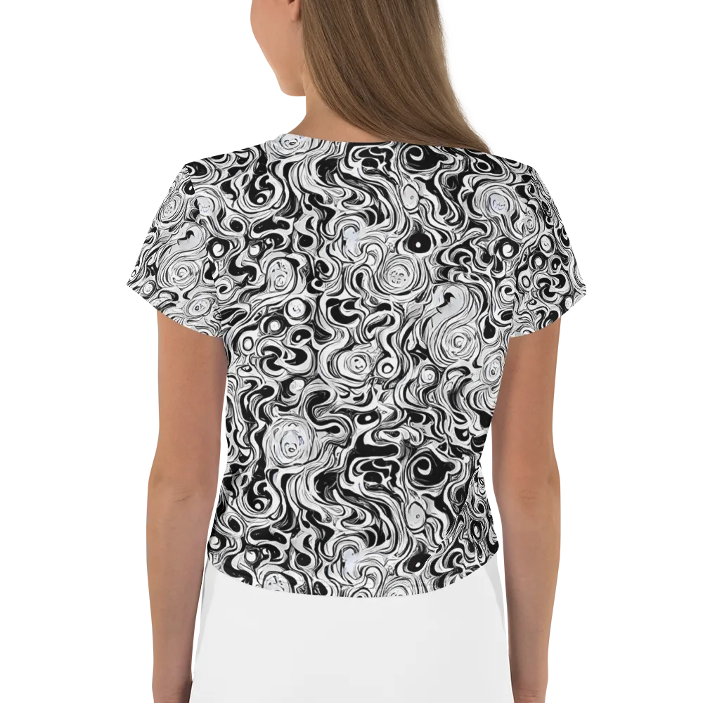 Whorl Theory on Crop Tee — Back