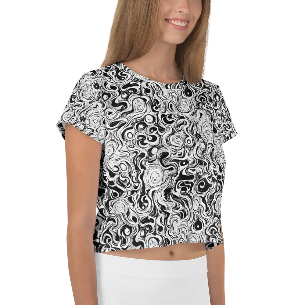 Whorl Theory on Crop Tee — Right