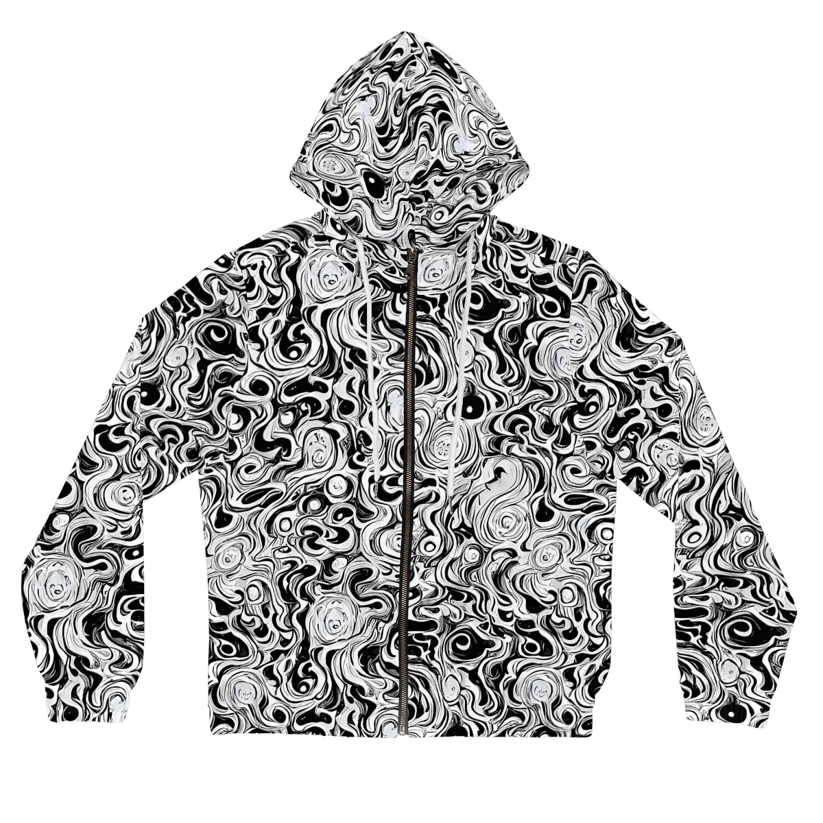 Whorl Theory on Women's Full-Zip Hoodie — Front