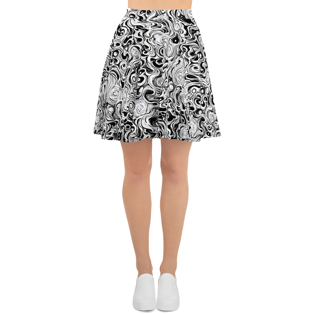 Whorl Theory on Skater Skirt — Front