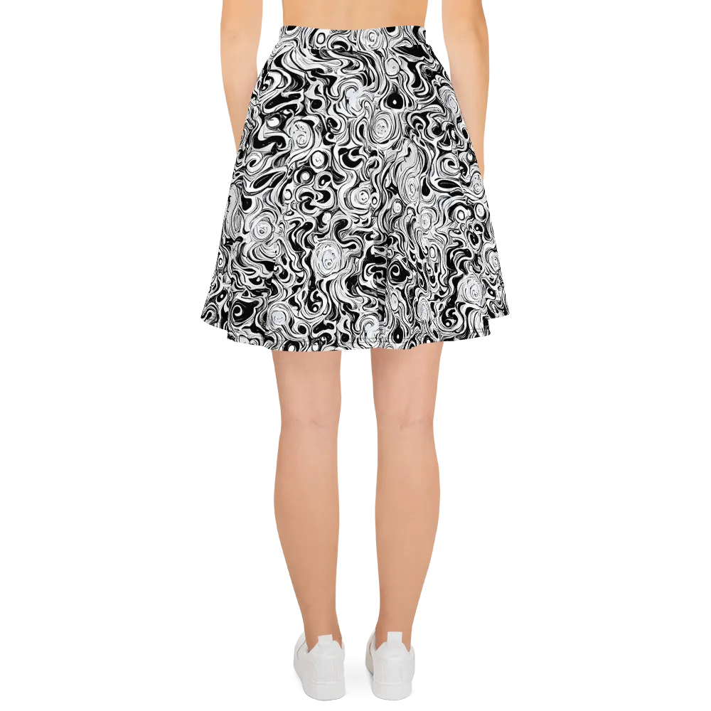 Whorl Theory on Skater Skirt — Back
