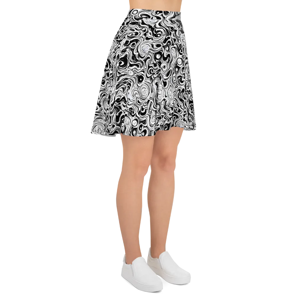 Whorl Theory on Skater Skirt — Right