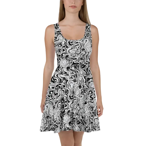 Whorl Theory on a Skater Dress