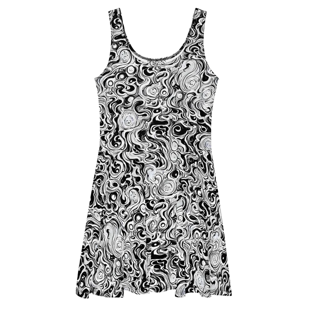 Whorl Theory on Skater Dress — Front