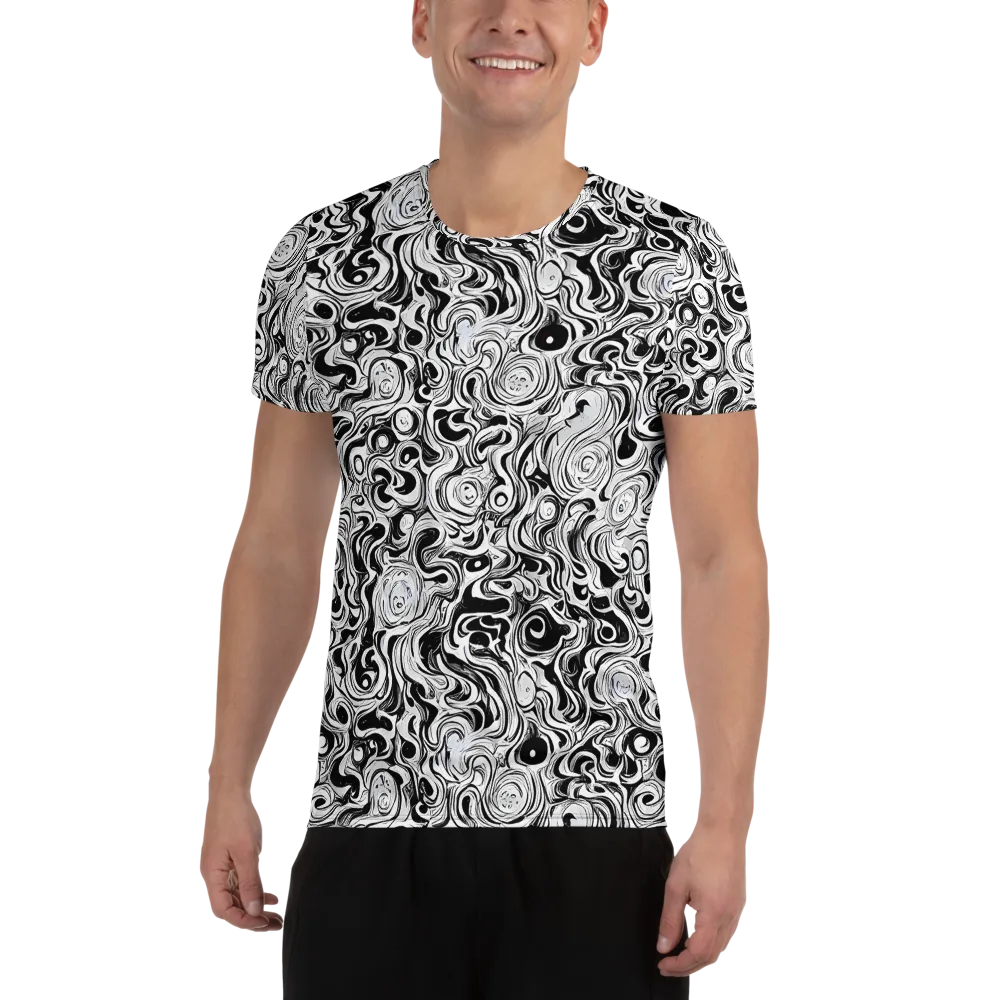 Whorl Theory on Men's Athletic T-Shirt — Front