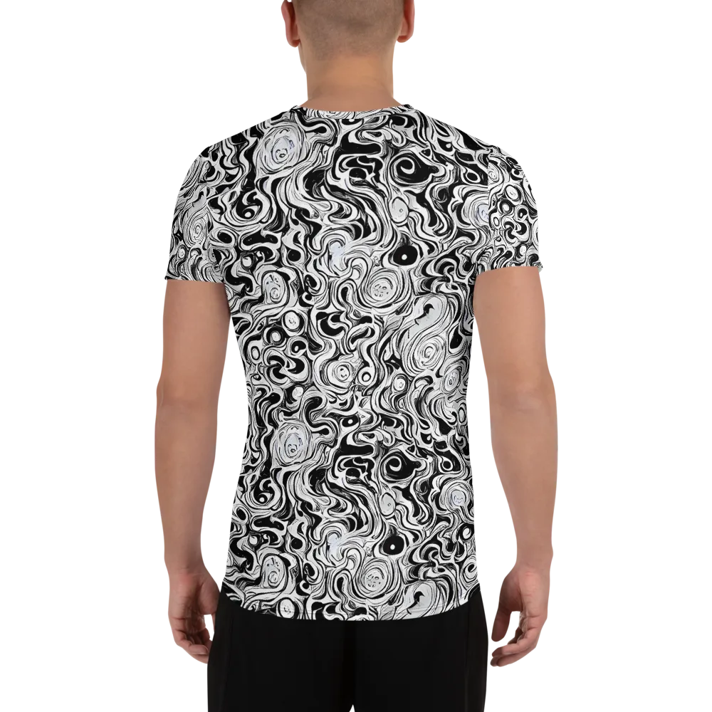 Whorl Theory on Men's Athletic T-Shirt — Back