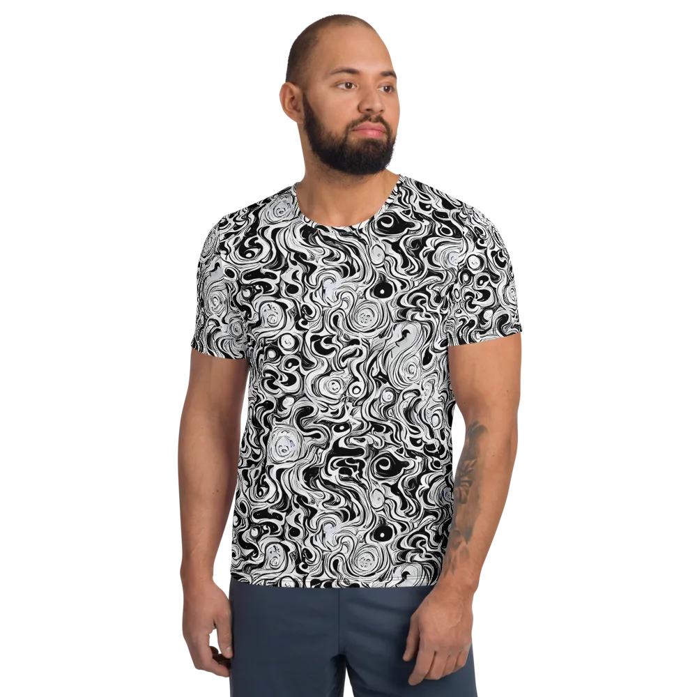 Whorl Theory on Men's Athletic T-Shirt — Front