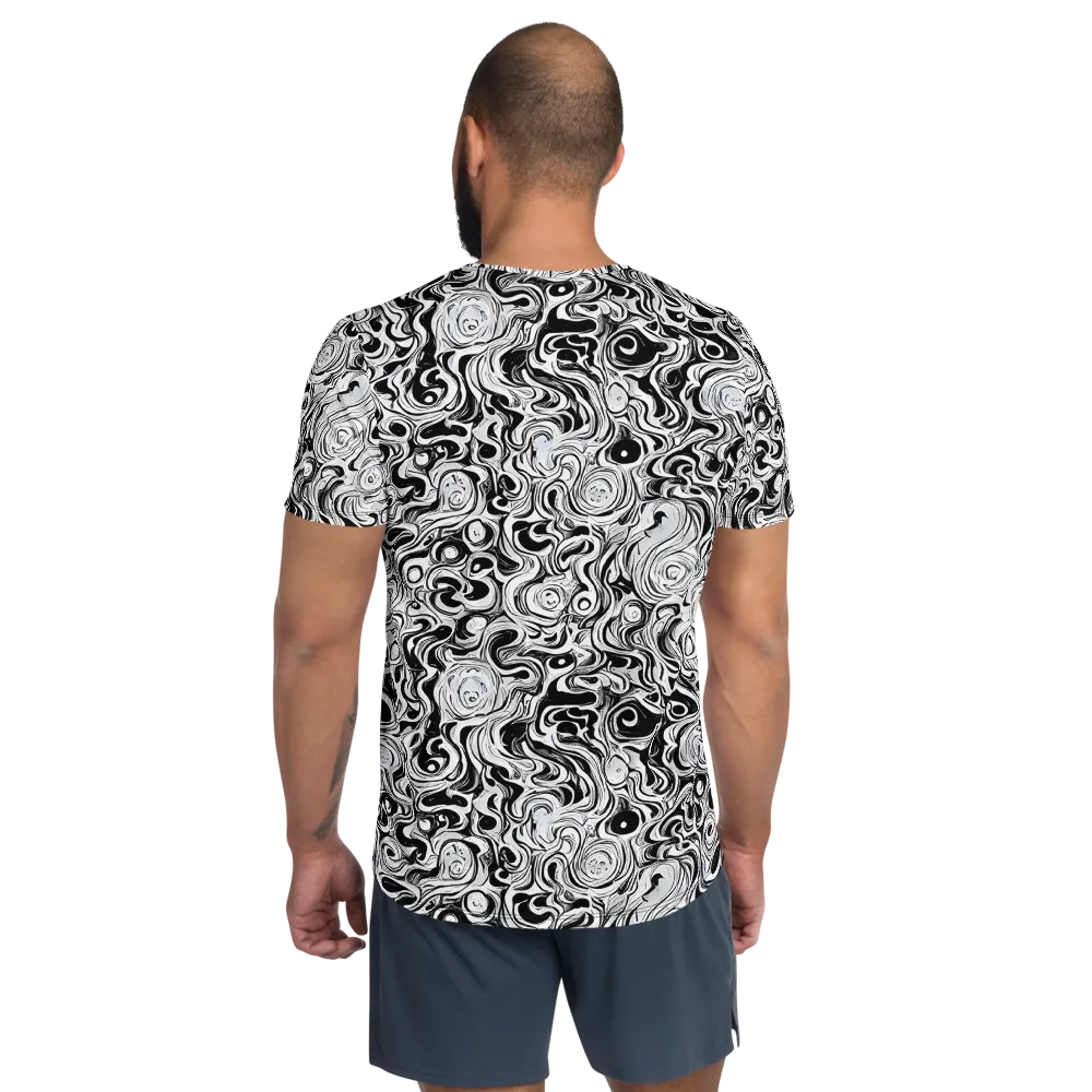 Whorl Theory on Men's Athletic T-Shirt — Back