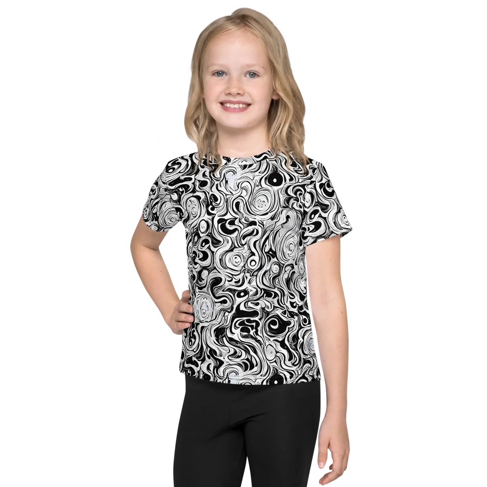 Whorl Theory on Kids Crew Neck T-Shirt — Front