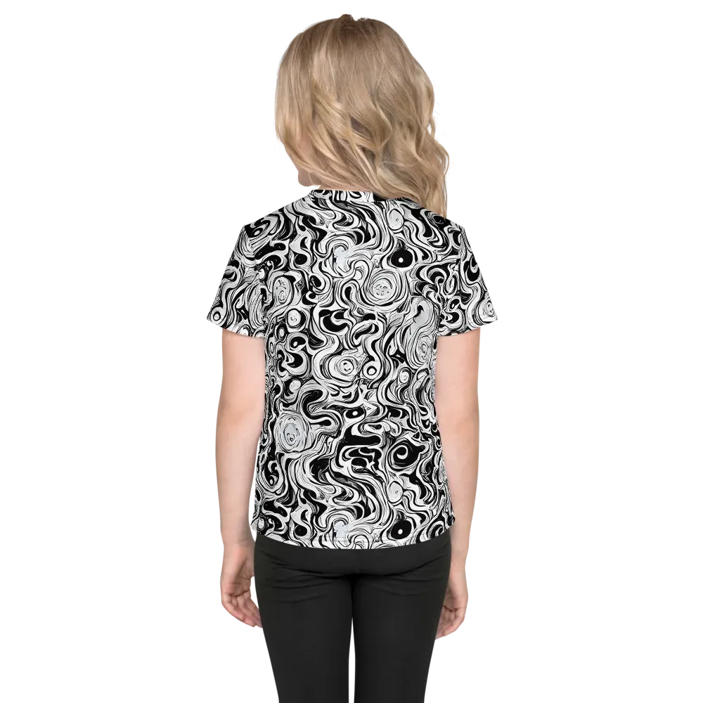 Whorl Theory on Kids Crew Neck T-Shirt — Back