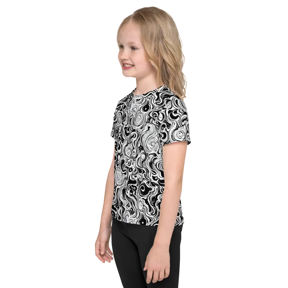 Whorl Theory on Kids Crew Neck T-Shirt — Left