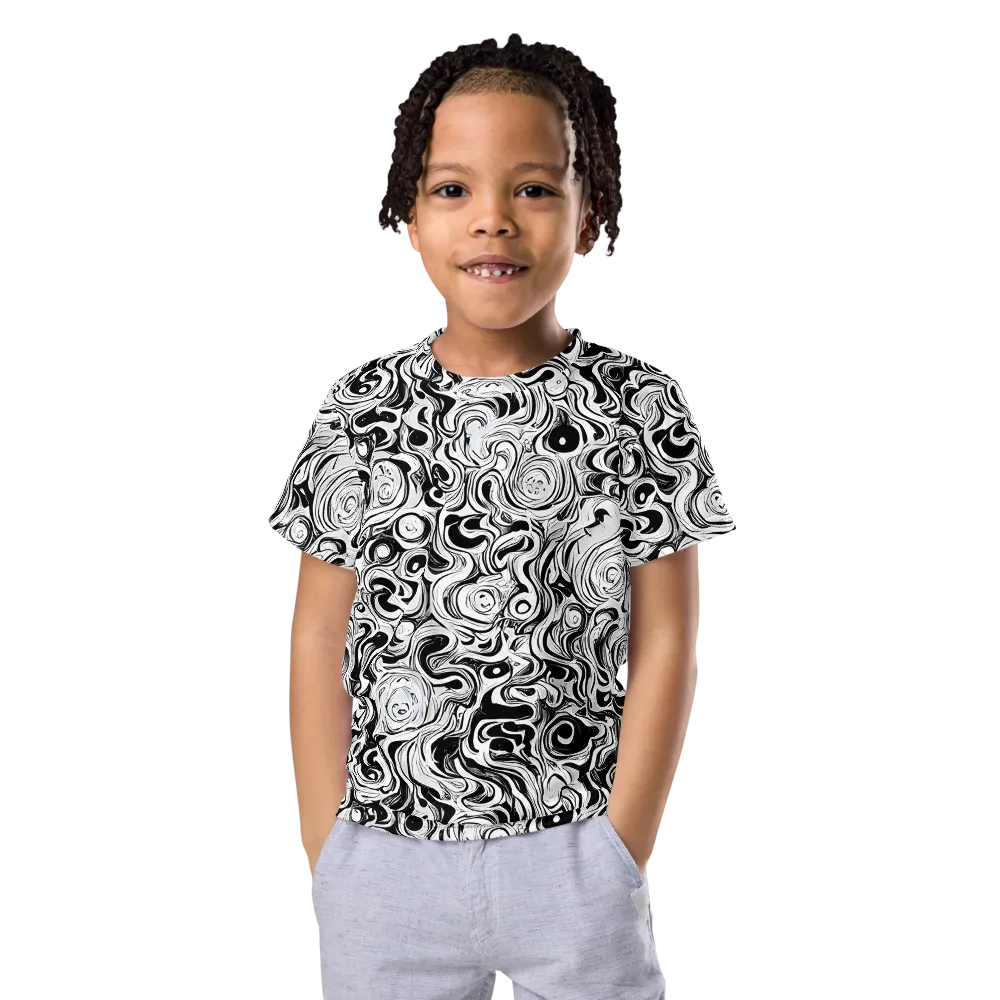 Whorl Theory on Kids Crew Neck T-Shirt — Front