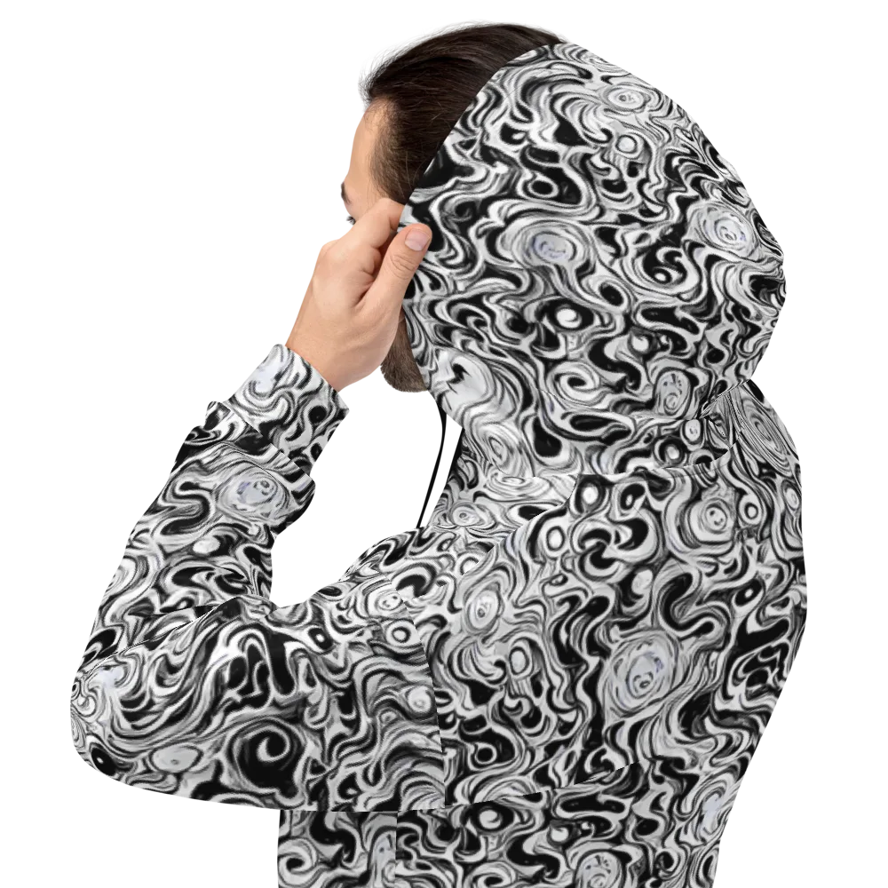 Whorl Theory on Hoodie — Back