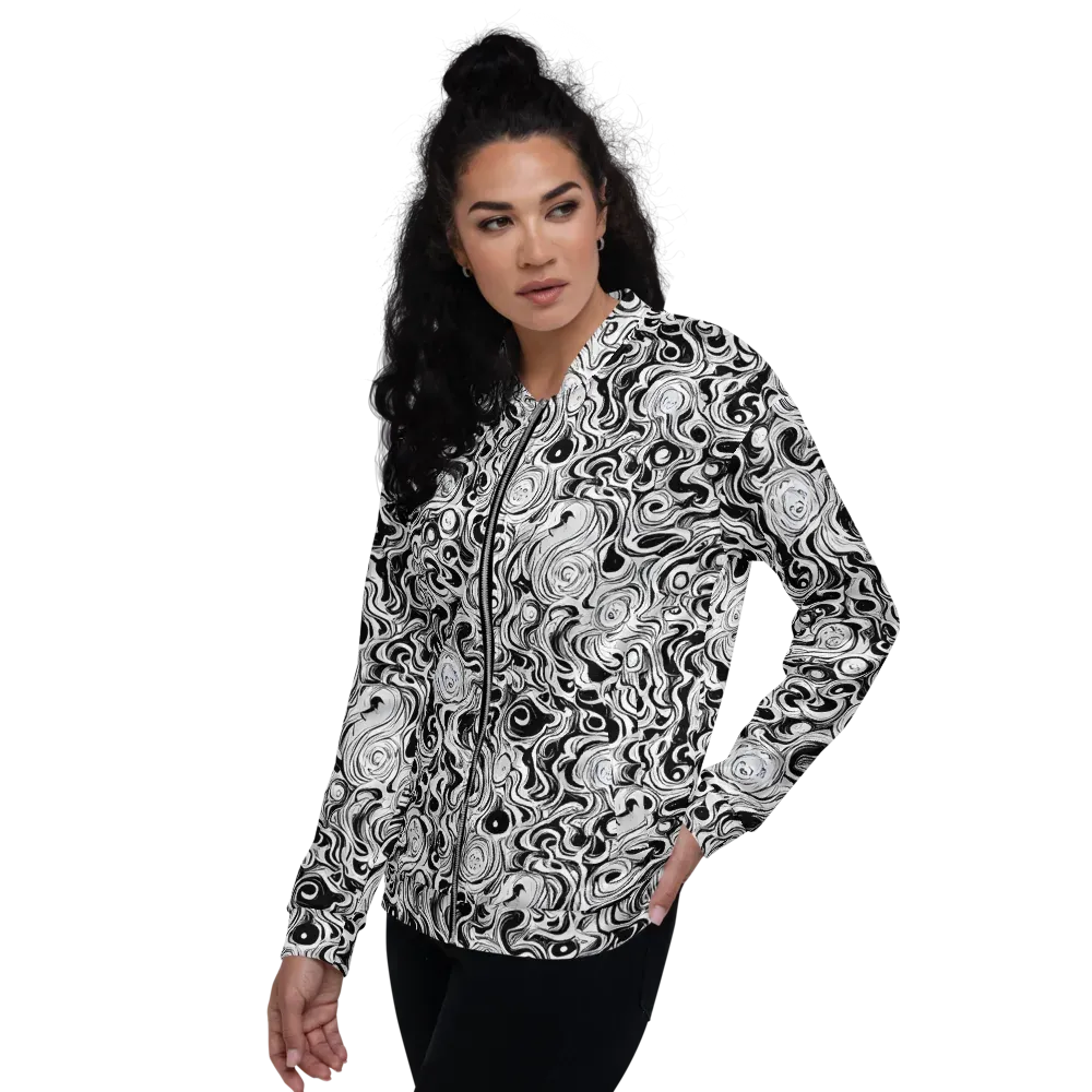 Whorl Theory on Bomber Jacket — Left