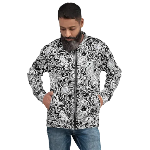 Whorl Theory on a Bomber Jacket