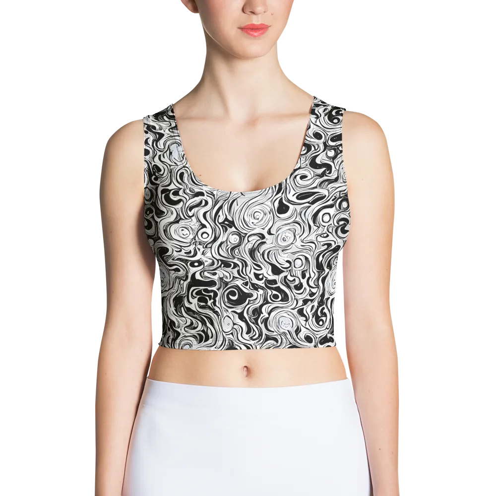 Whorl Theory on Crop Top — Front