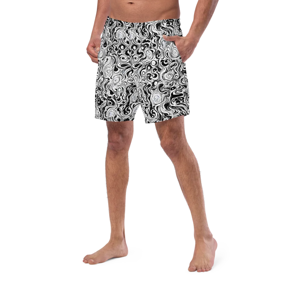 Whorl Theory on Swim Trunks — Left Front