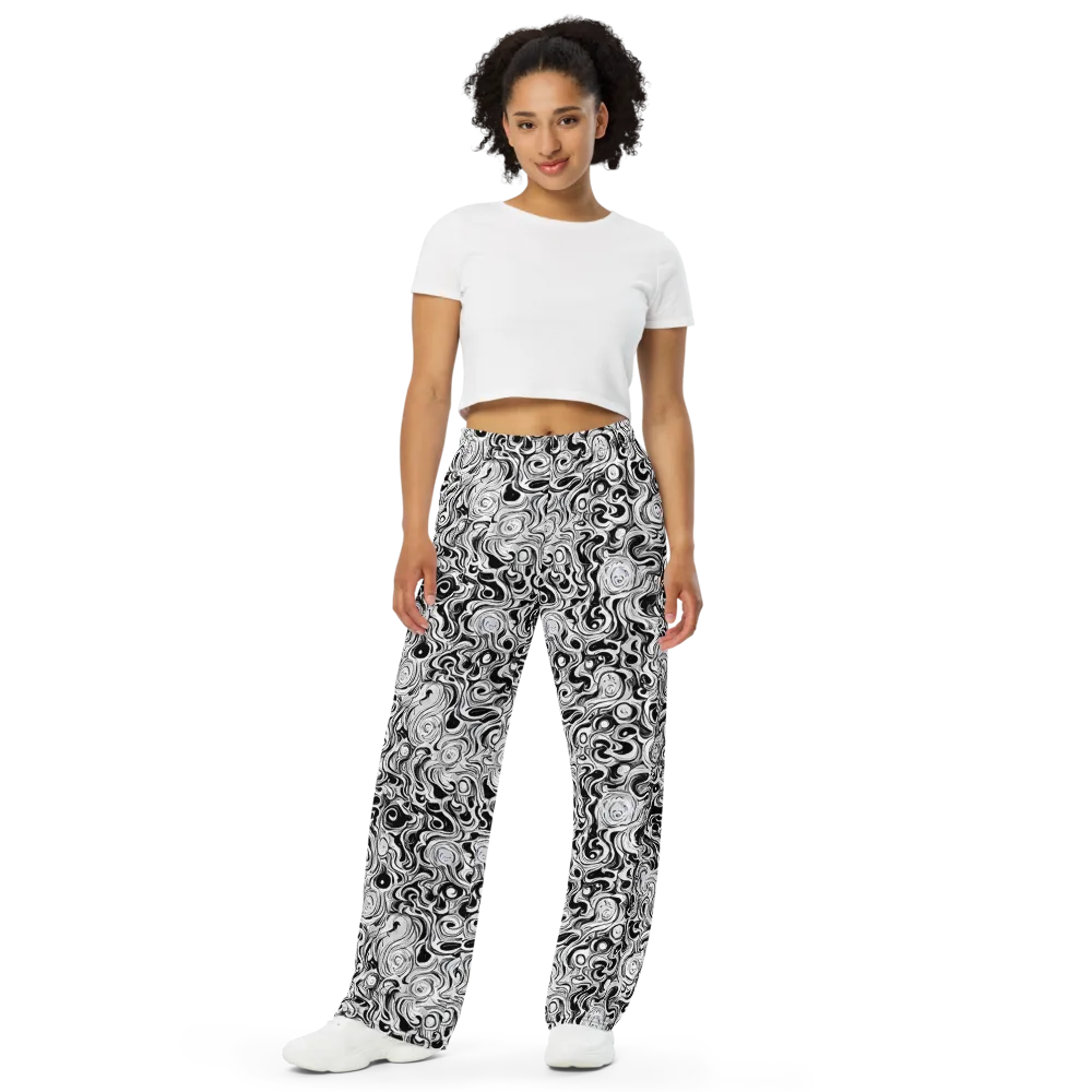 Whorl Theory on Wide-Leg Pants — Front