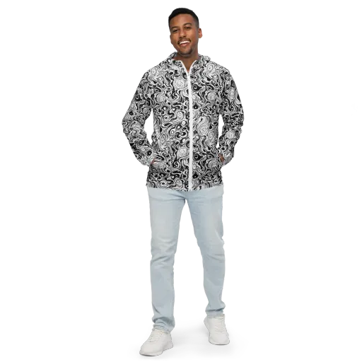 Whorl Theory on a Men's Windbreaker