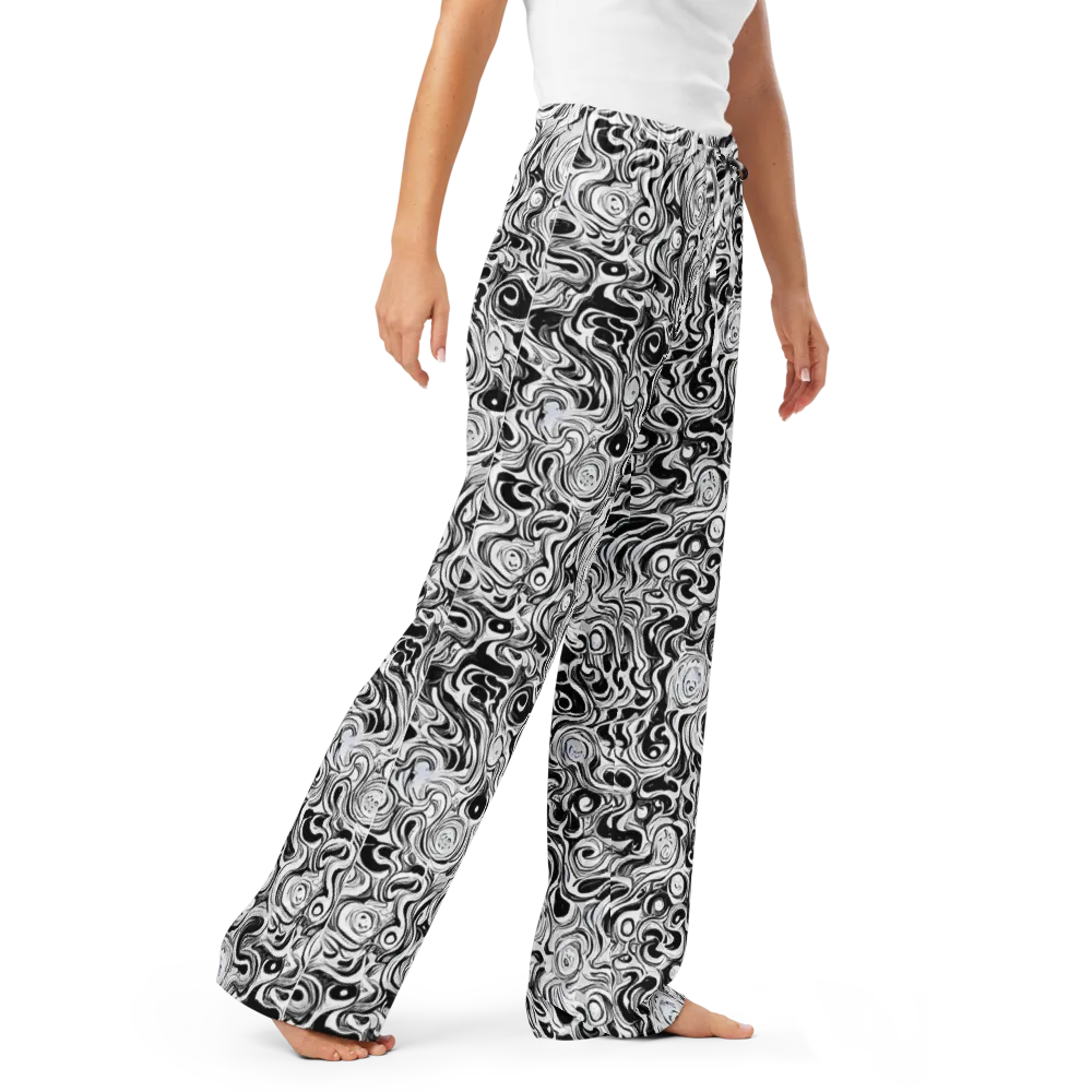Whorl Theory on Women's Pajama Pants — Right Front