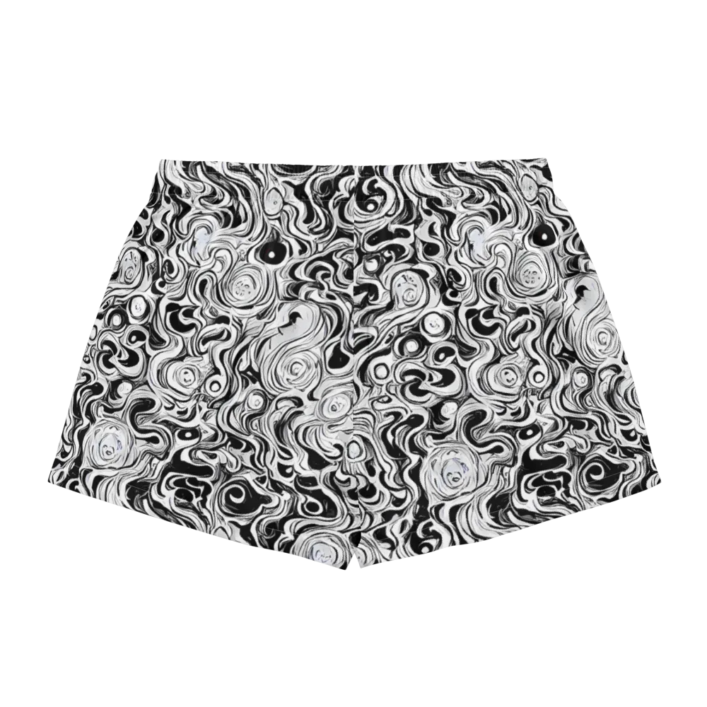 Whorl Theory on Women's Pajama Shorts — Back