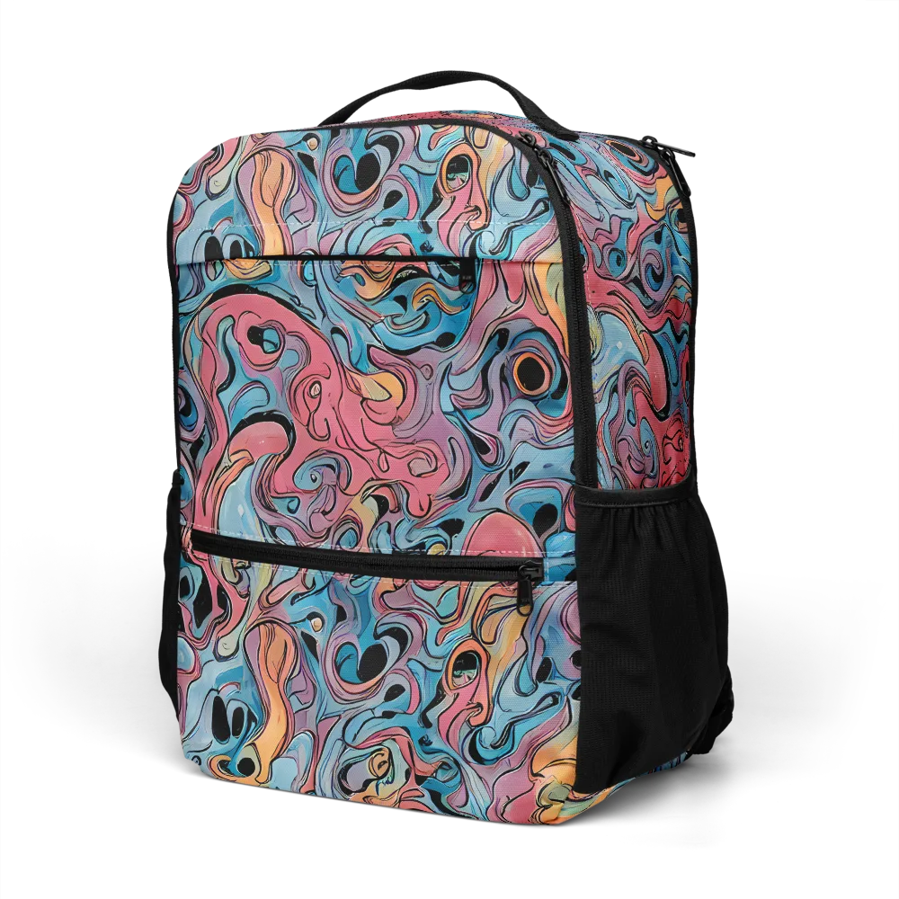 Electric Puddle on Utility Backpack — Left Front