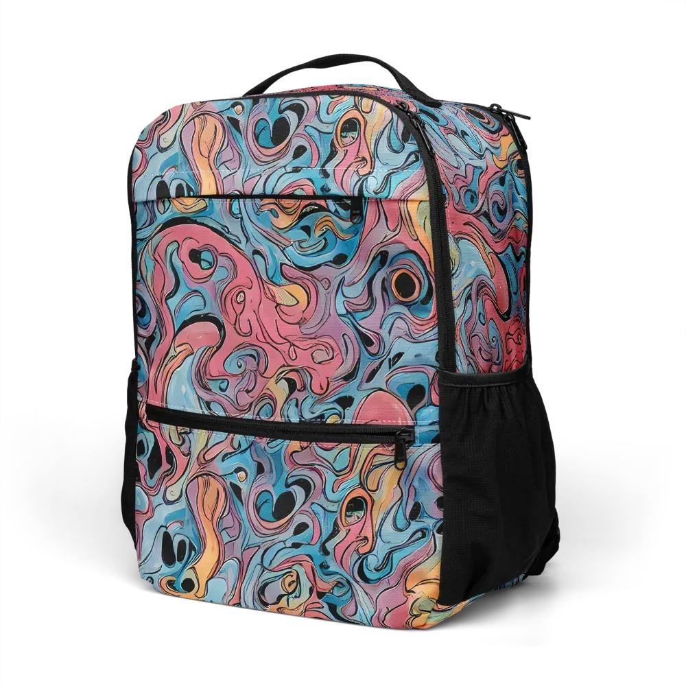 Electric Puddle on Utility Backpack — Left Front
