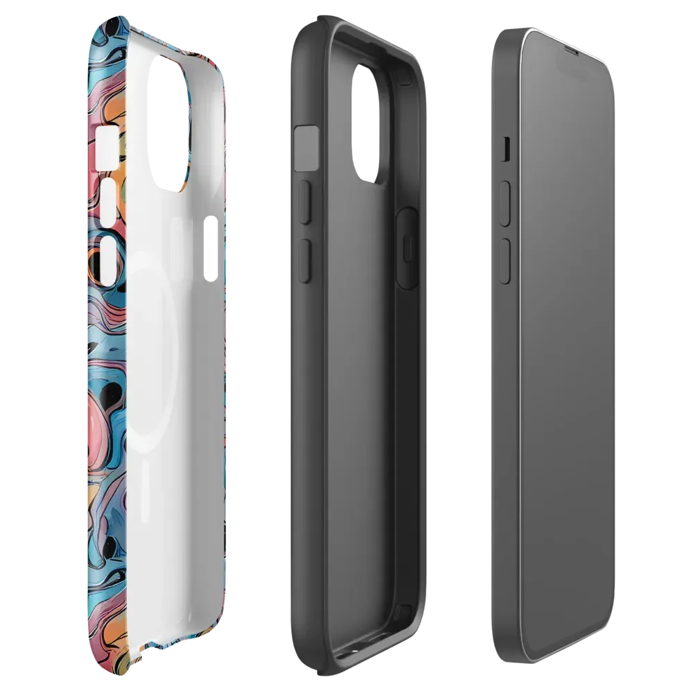 Electric Puddle on MagSafe Tough Case for iPhone® — Front