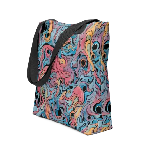 Electric Puddle on a Tote Bag