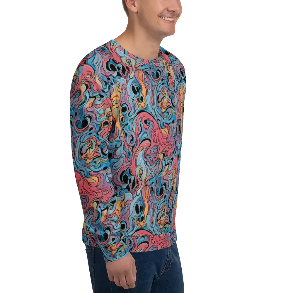 Electric Puddle on Sweatshirt — Right Front
