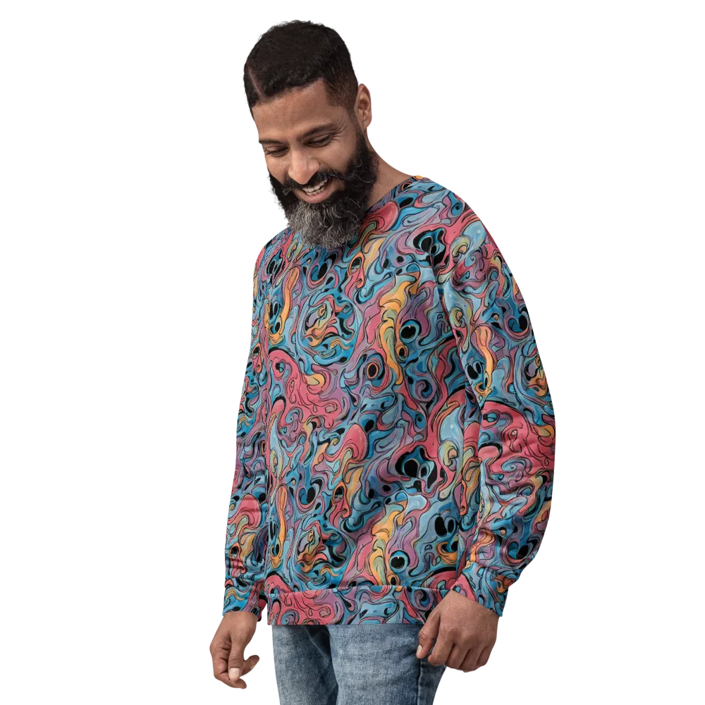 Electric Puddle on Sweatshirt — Left Front