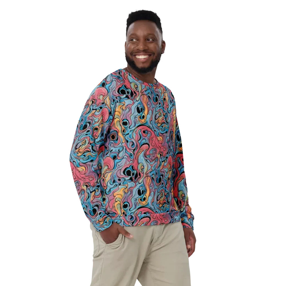 Electric Puddle on Sweatshirt — Front