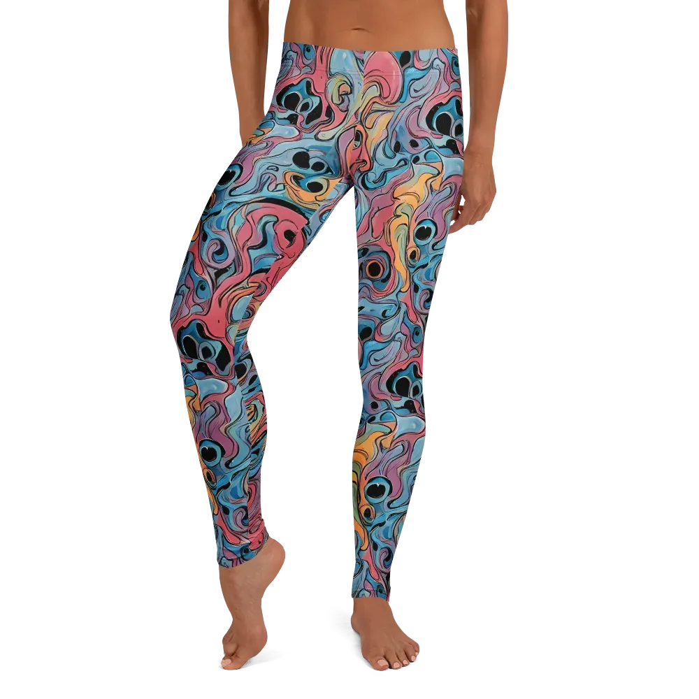 Electric Puddle on Leggings — Front