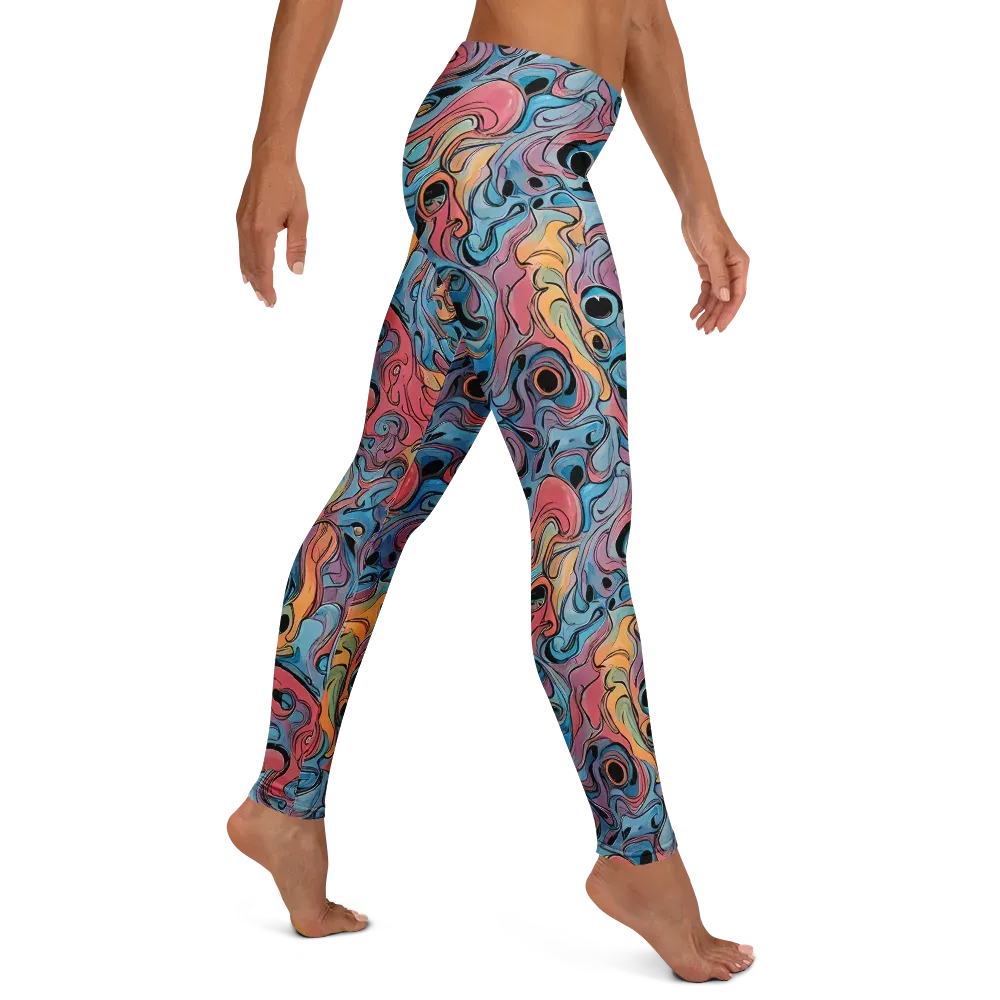 Electric Puddle on Leggings — Right