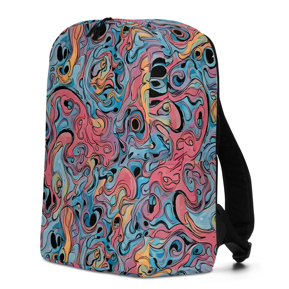 Electric Puddle on Minimalist Backpack — Left