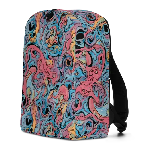 Electric Puddle on a Minimalist Backpack