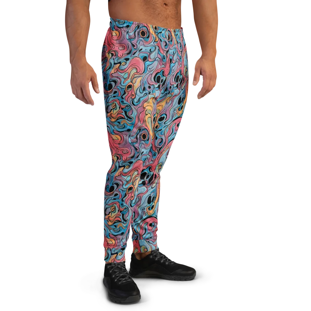Electric Puddle on Men's Joggers — Right