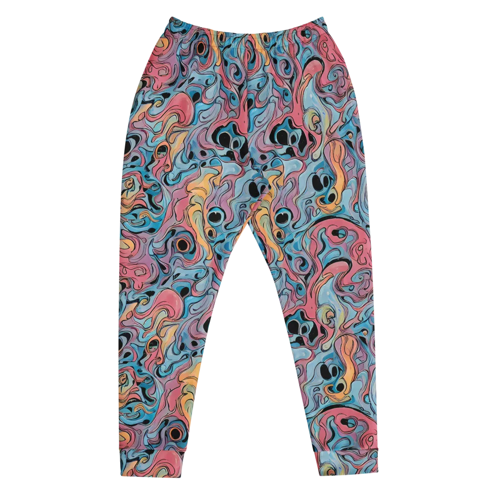 Electric Puddle on Men's Joggers — Front