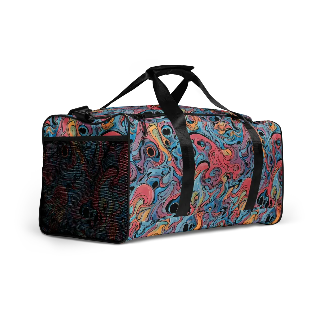 Electric Puddle on Duffle Bag — Right Front