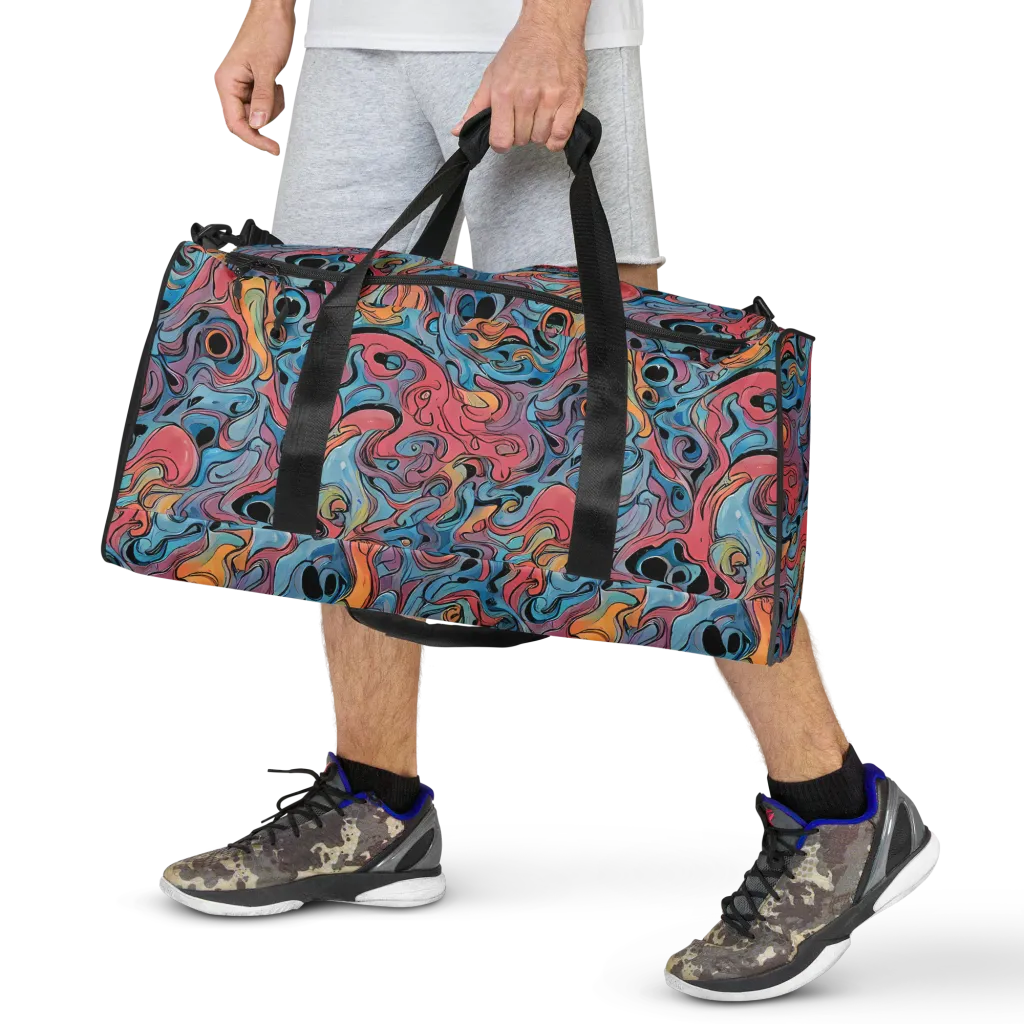Electric Puddle on Duffle Bag — Front