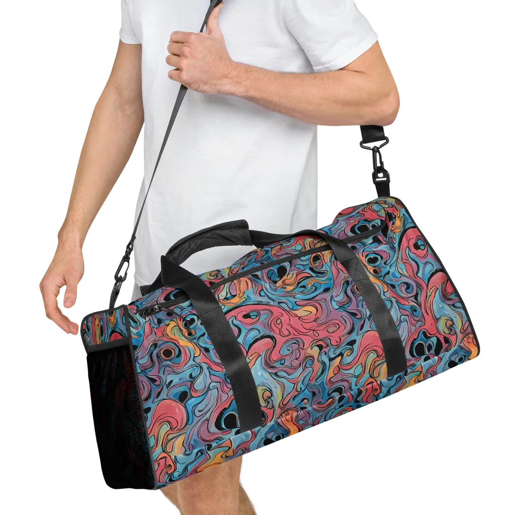 Electric Puddle on Duffle Bag — Right Front
