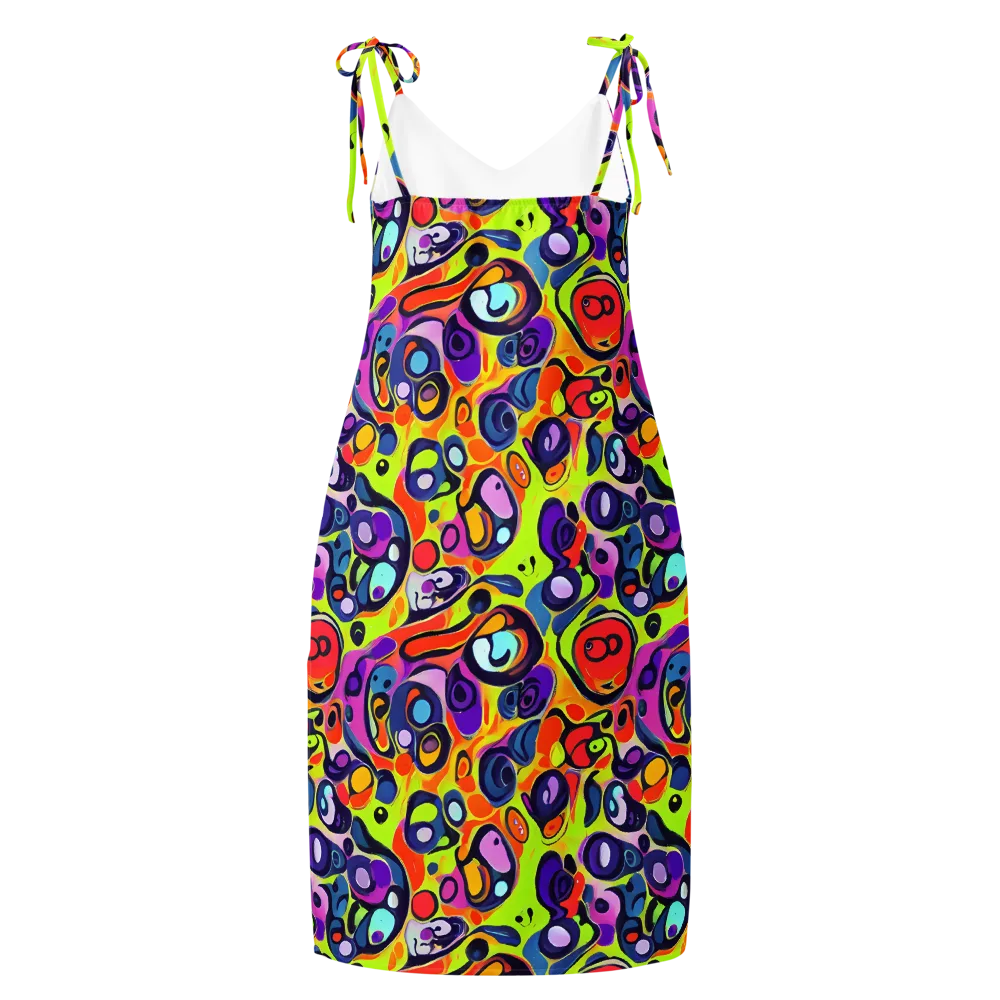 Psychedelic Pebbles on Slip Dress — Back