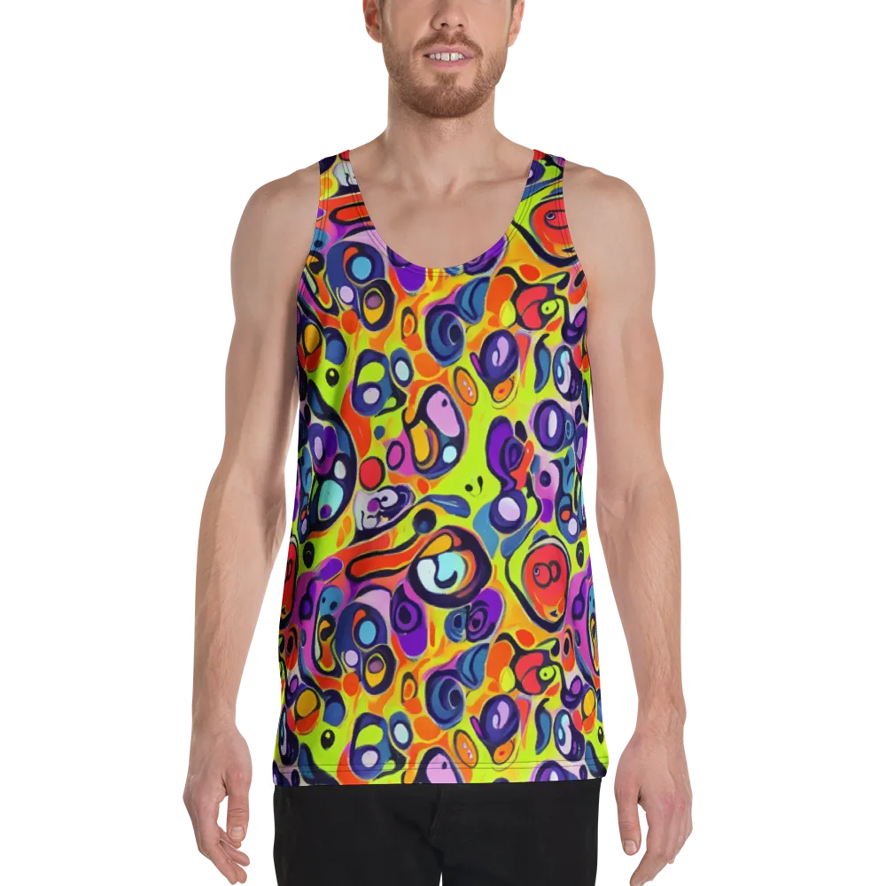 Psychedelic Pebbles on Men's Tank Top — Front