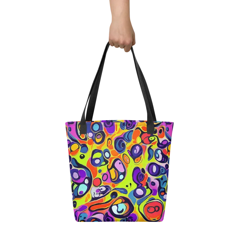 Psychedelic Pebbles on Tote Bag — Front