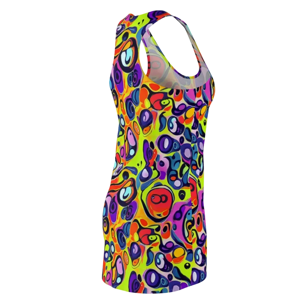 Psychedelic Pebbles on Racerback Dress — Back Side