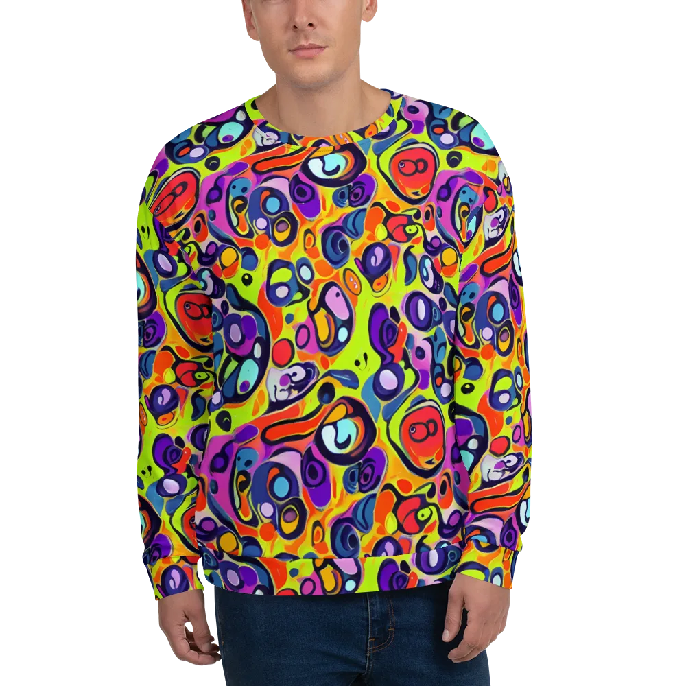 Psychedelic Pebbles on Sweatshirt — Front