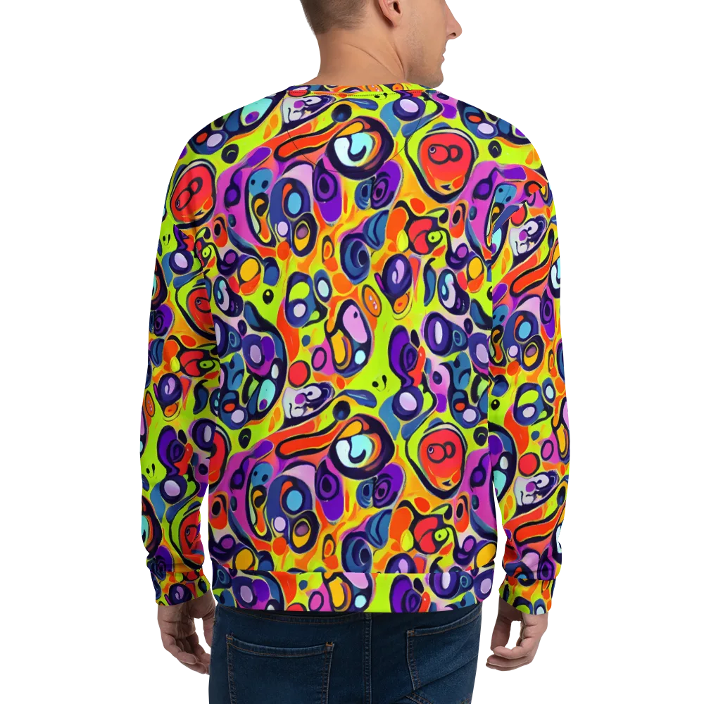 Psychedelic Pebbles on Sweatshirt — Back