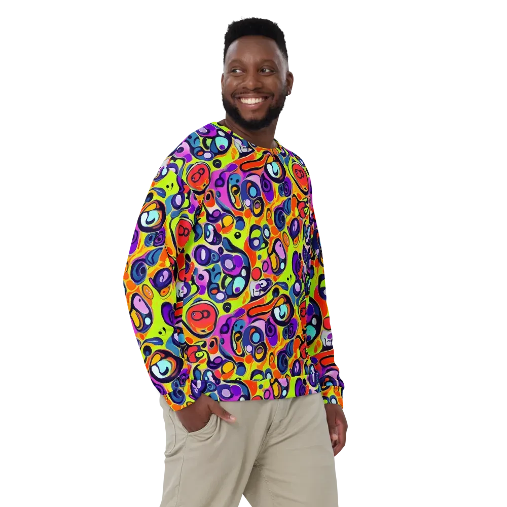 Psychedelic Pebbles on Sweatshirt — Front